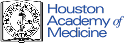 Houston Academy of Medicine logo design.